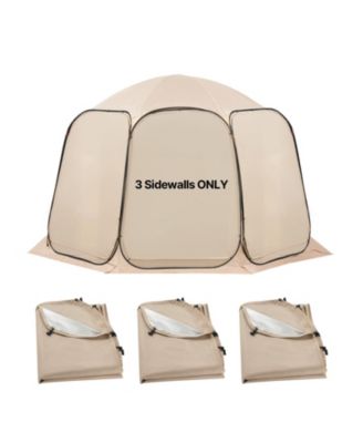 SunShade Sail Canopy Covers, 3 Pack for 12 x 11 feet Screen House