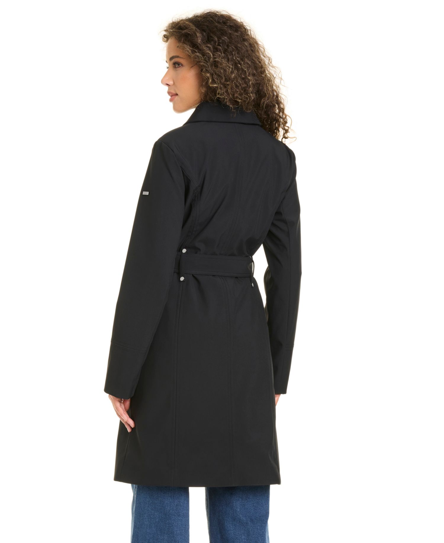 Women's Belted Softshell Coat