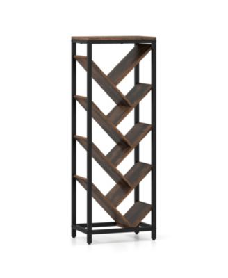 9 Tier Freestanding Bookcase for Hardcover Book Storage