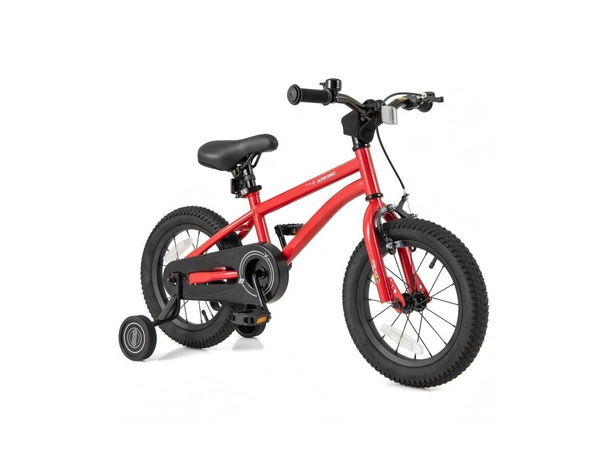 Hongge 14 Inches Kids Bike with Handbrake, Coaster Brake, and Bell