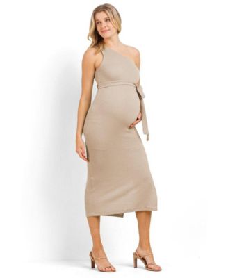 beige maternity dress Angel Daisy Romantic Cream Print Maternity Baby Shower or special occasion Tiffany Rose Francesca Maternity Maxi