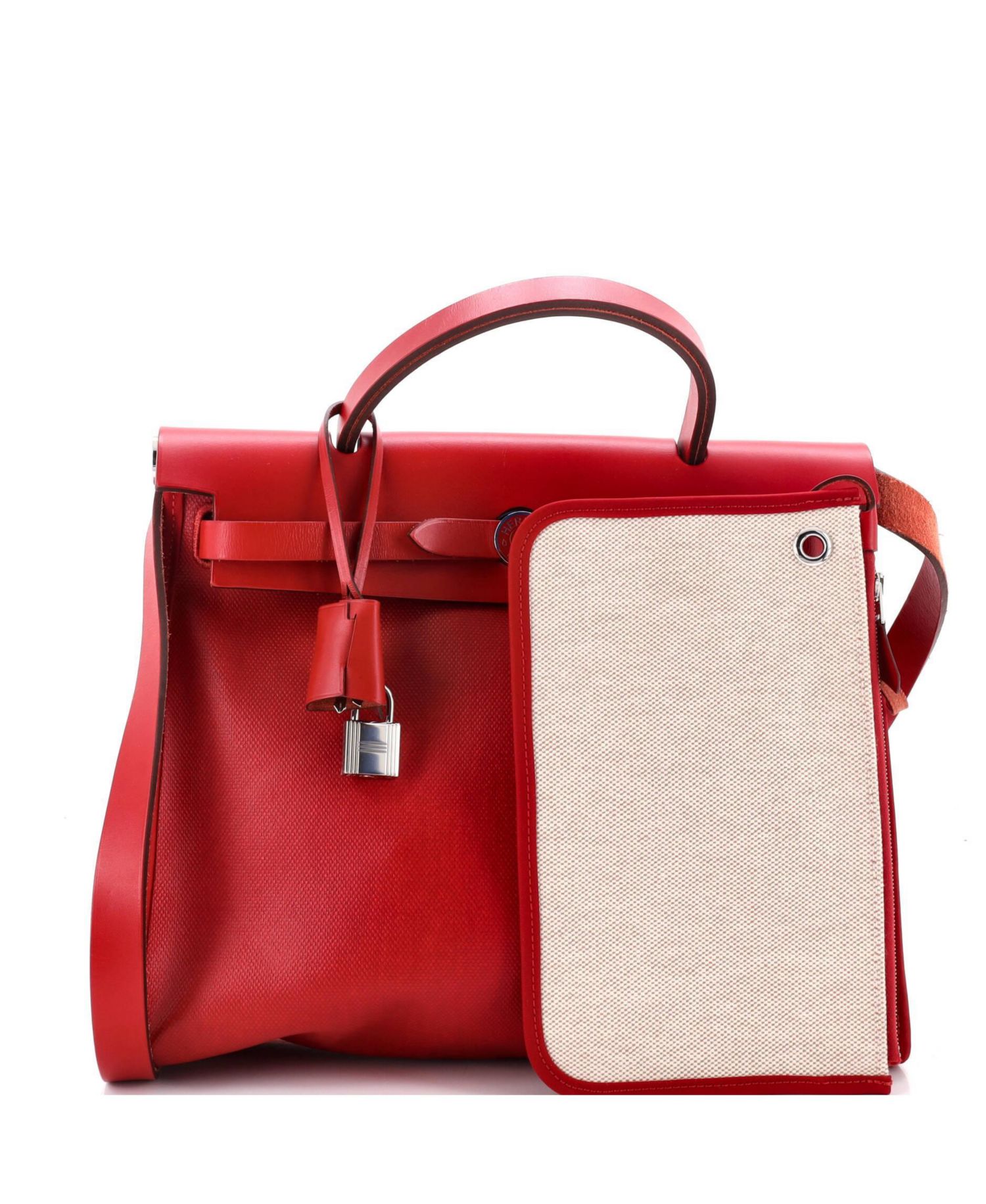 31 Herbag Zip Berline Vache Canvas and Leather