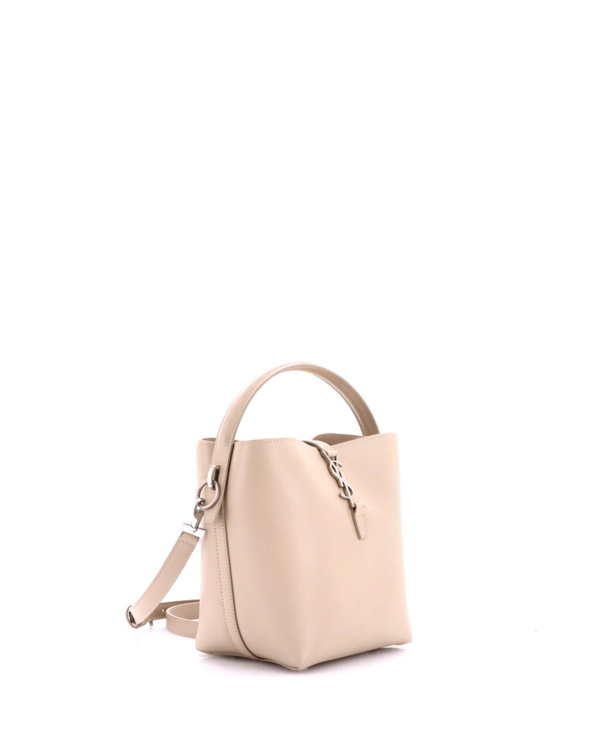 Pre-Owned Saint Laurent Mini Le 37 Bucket Bag Leather