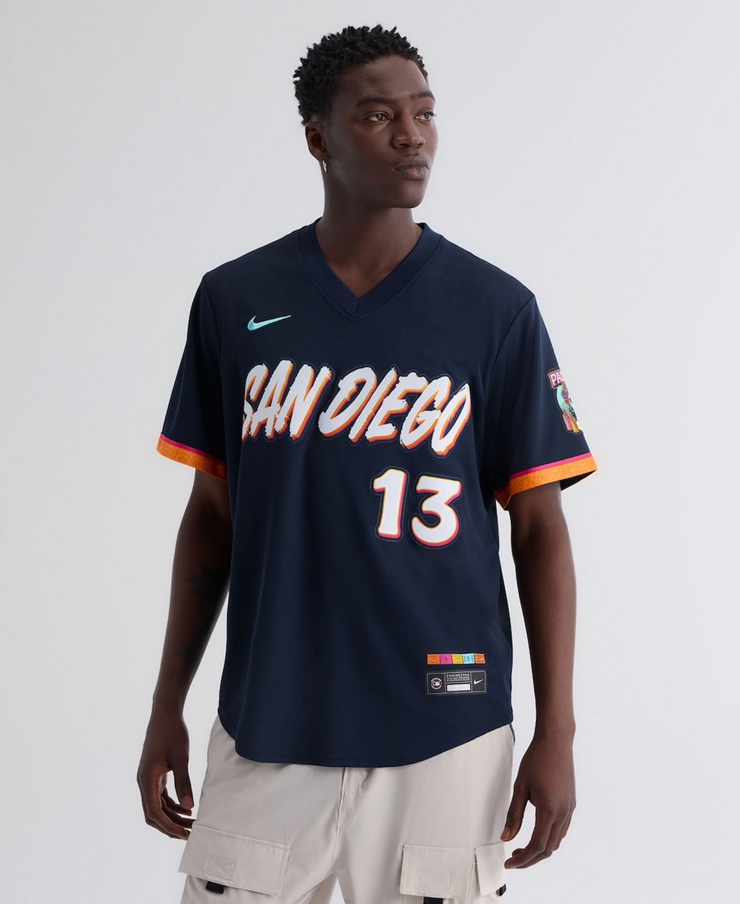 Men's Manny Machado Black San Diego Padres 2026 City Connect Stadium Jersey