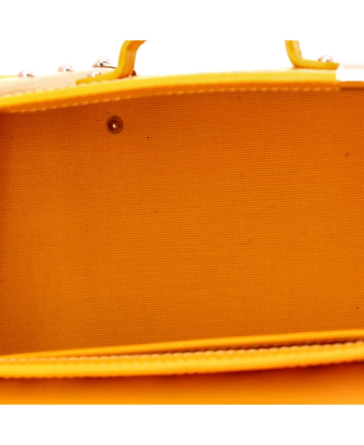 Pre-Owned Goyard Mini Structured Saigon Top Handle Bag Coated Canvas with Leather