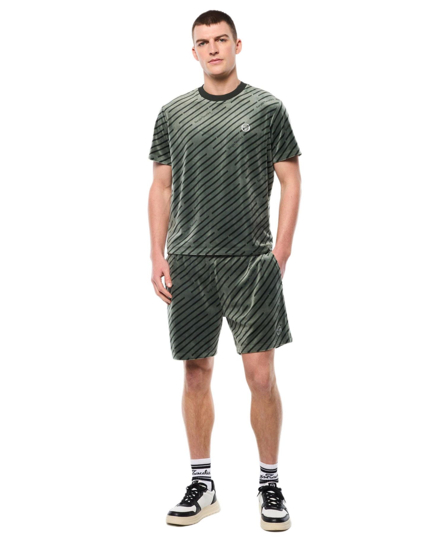 Men's Obliquo Velour T-shirt