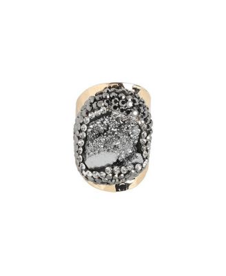 Crystal Crest Cocktail Ring