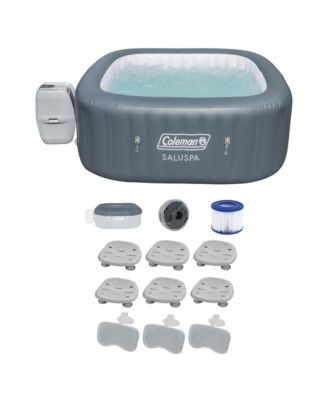 Coleman Hot Tub with 6 SaluSpa Non-Slip Spa Seats and SaluSpa Pillows