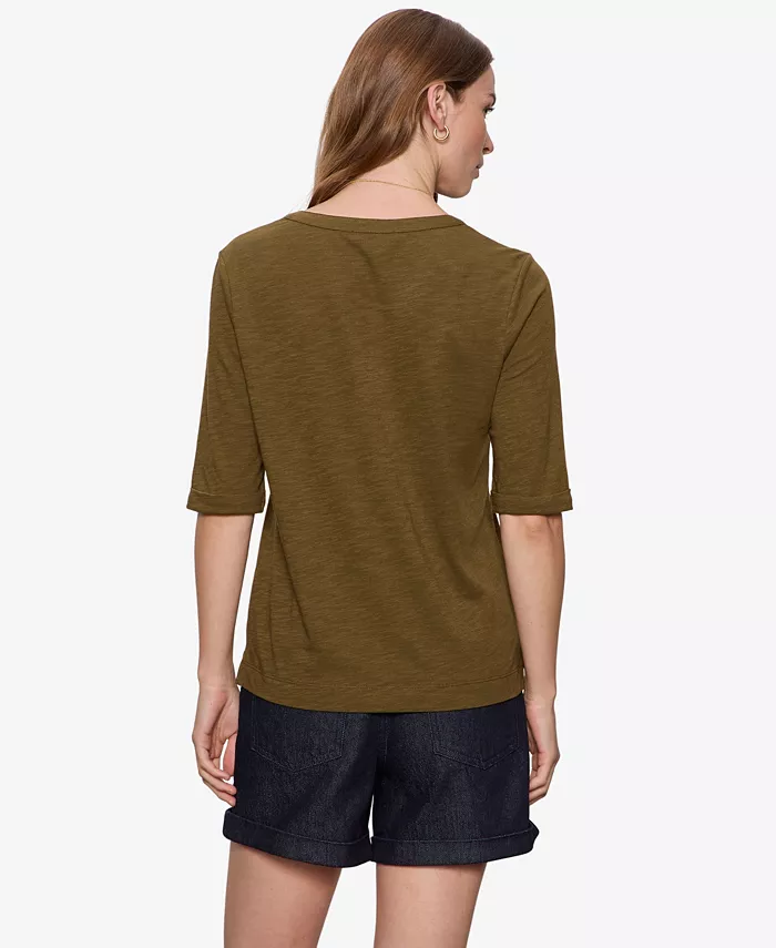 Women's Dolce Notch-Neck T-Shirt - thumbnail 10