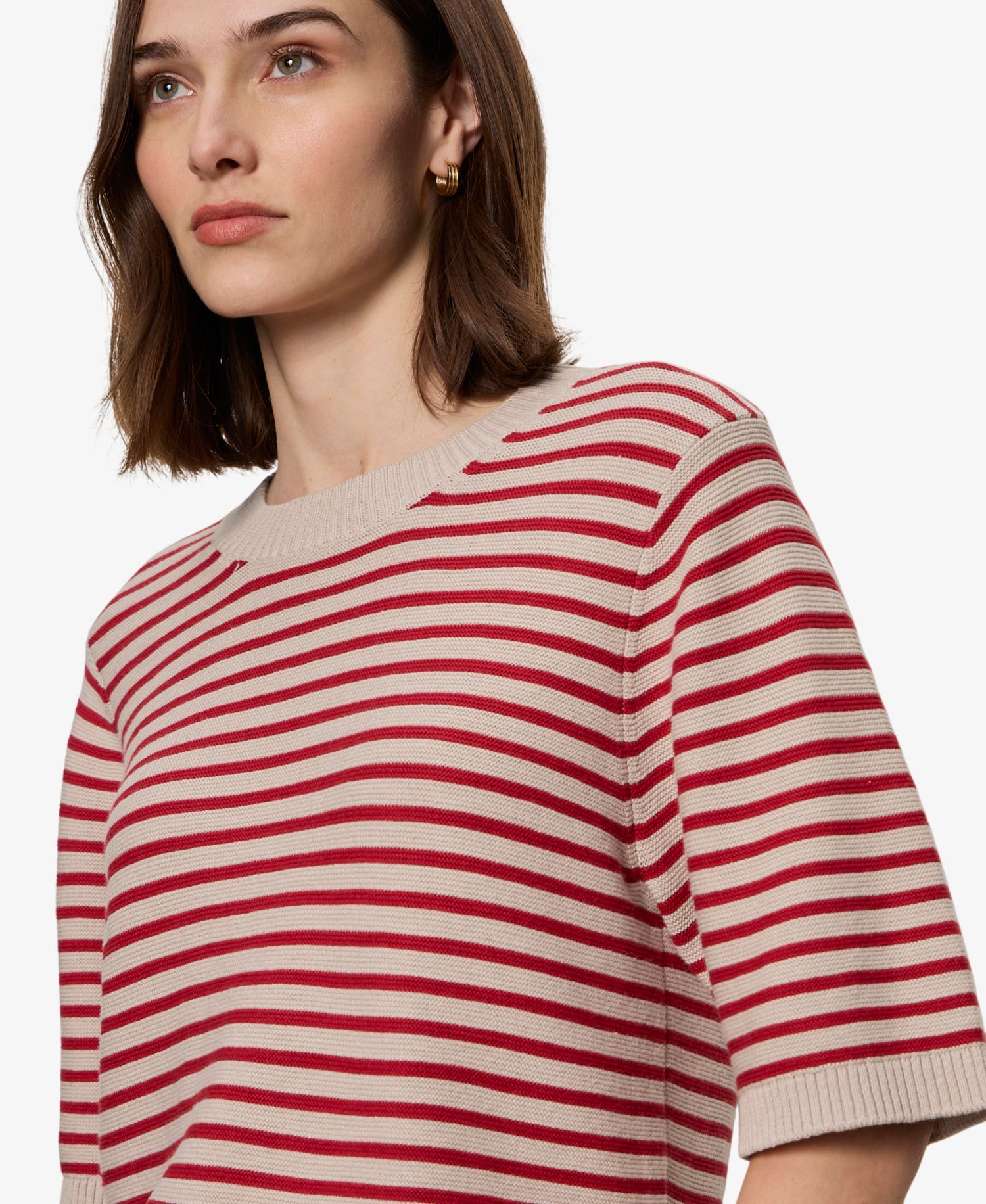 Women's Semi-Cropped Crewneck Sweater