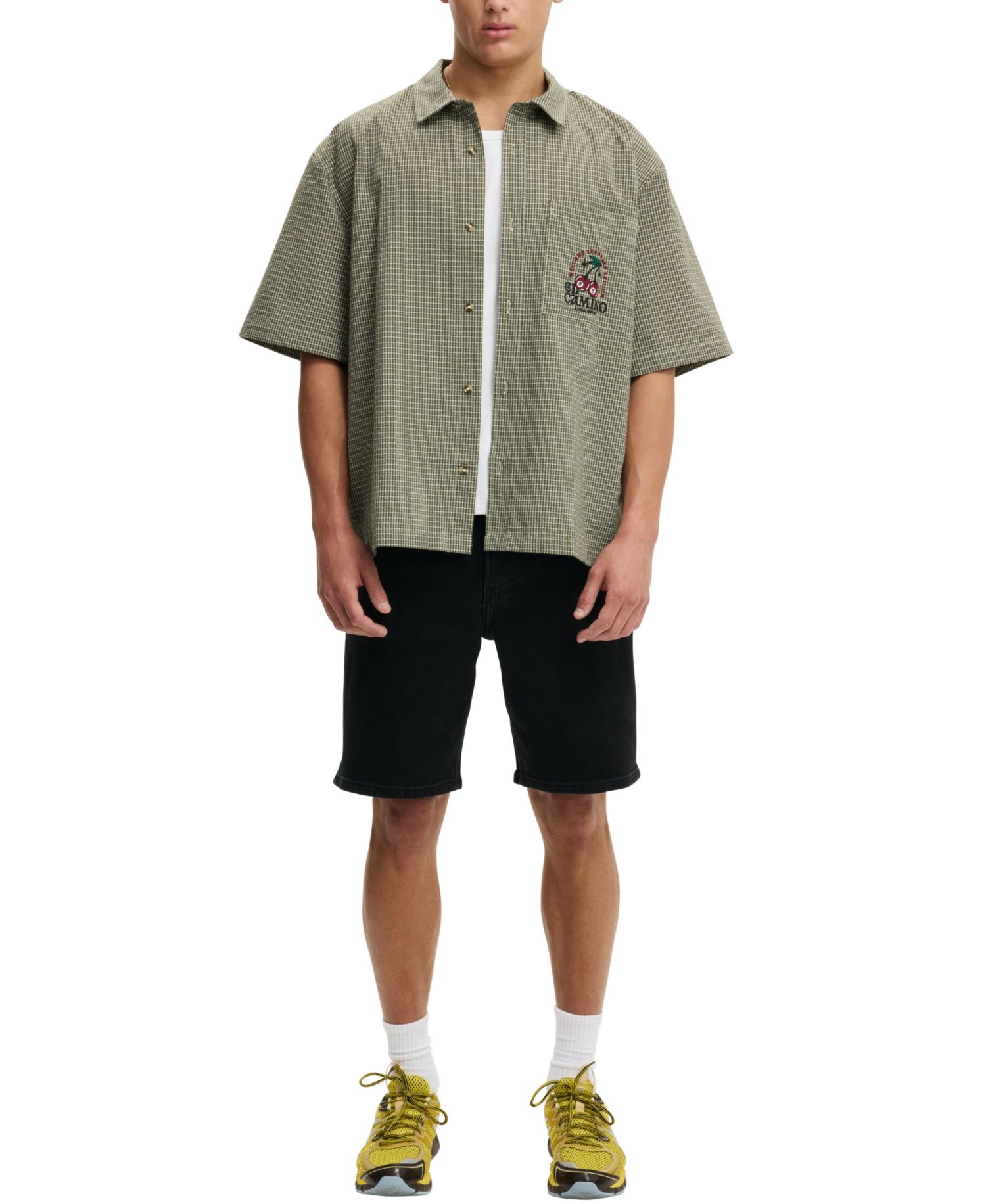 Men's 9" Loose Straight Denim Shorts