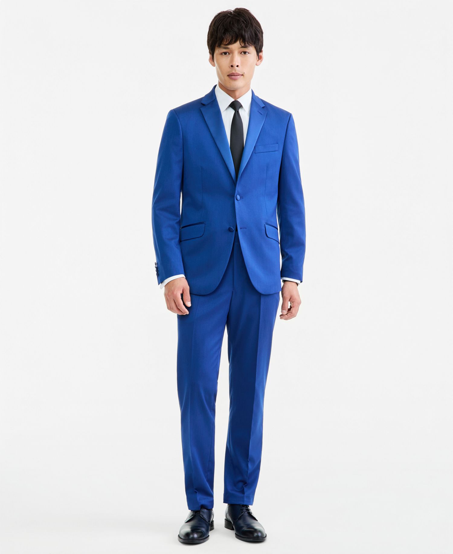 Men's Slim-Fit Satin 2-Piece Tuxedo