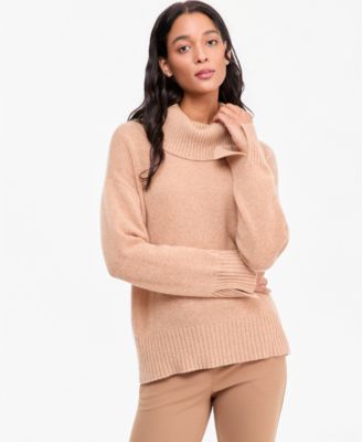 Women's Cashmere Relaxed Turtleneck Sweater