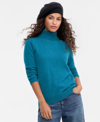 Petite Cashmere Turtleneck Sweater