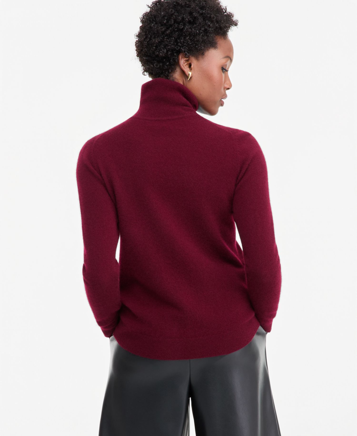 Petite Cashmere Turtleneck Sweater