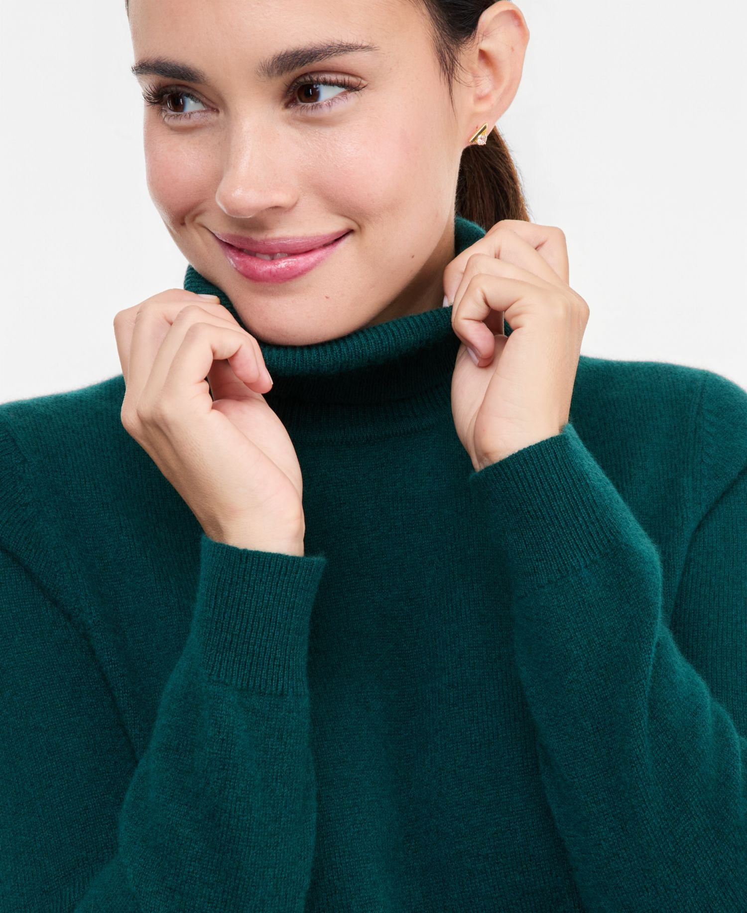 Petite Cashmere Turtleneck Sweater