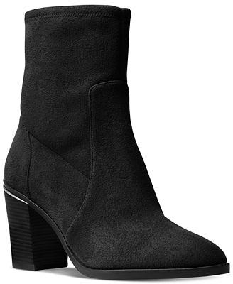 MICHAEL Michael Kors Chase Suede Booties - Boots - Shoes - Macy's