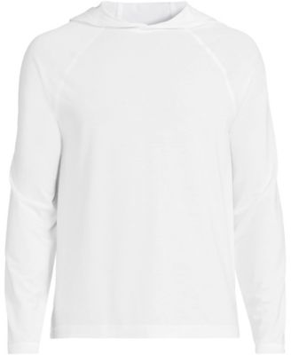 Men's SunShade UPF 50 Cooling Long Sleeve Hooded Swim Tee Rash Guard