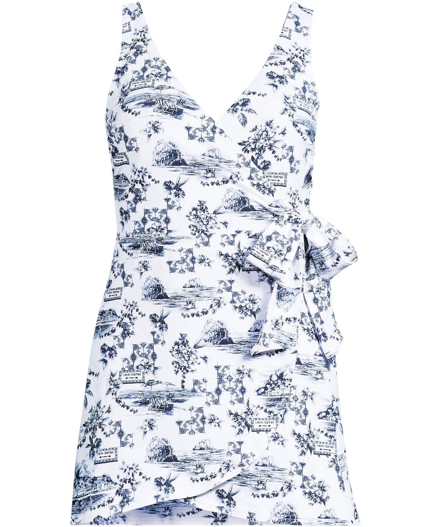 Белый/Синий Toile