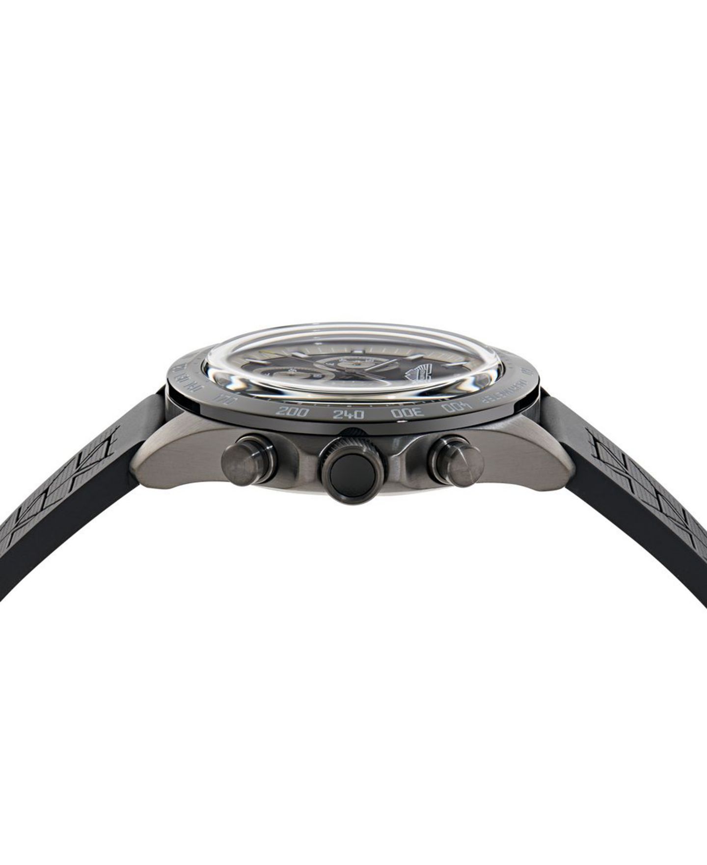 Мужские часы Aston Martin F1 Quartz Gunmetal Silicone Strap Watch 44mm — фото 3