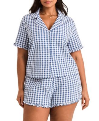 Plus Size Barbara Short Pajama Set