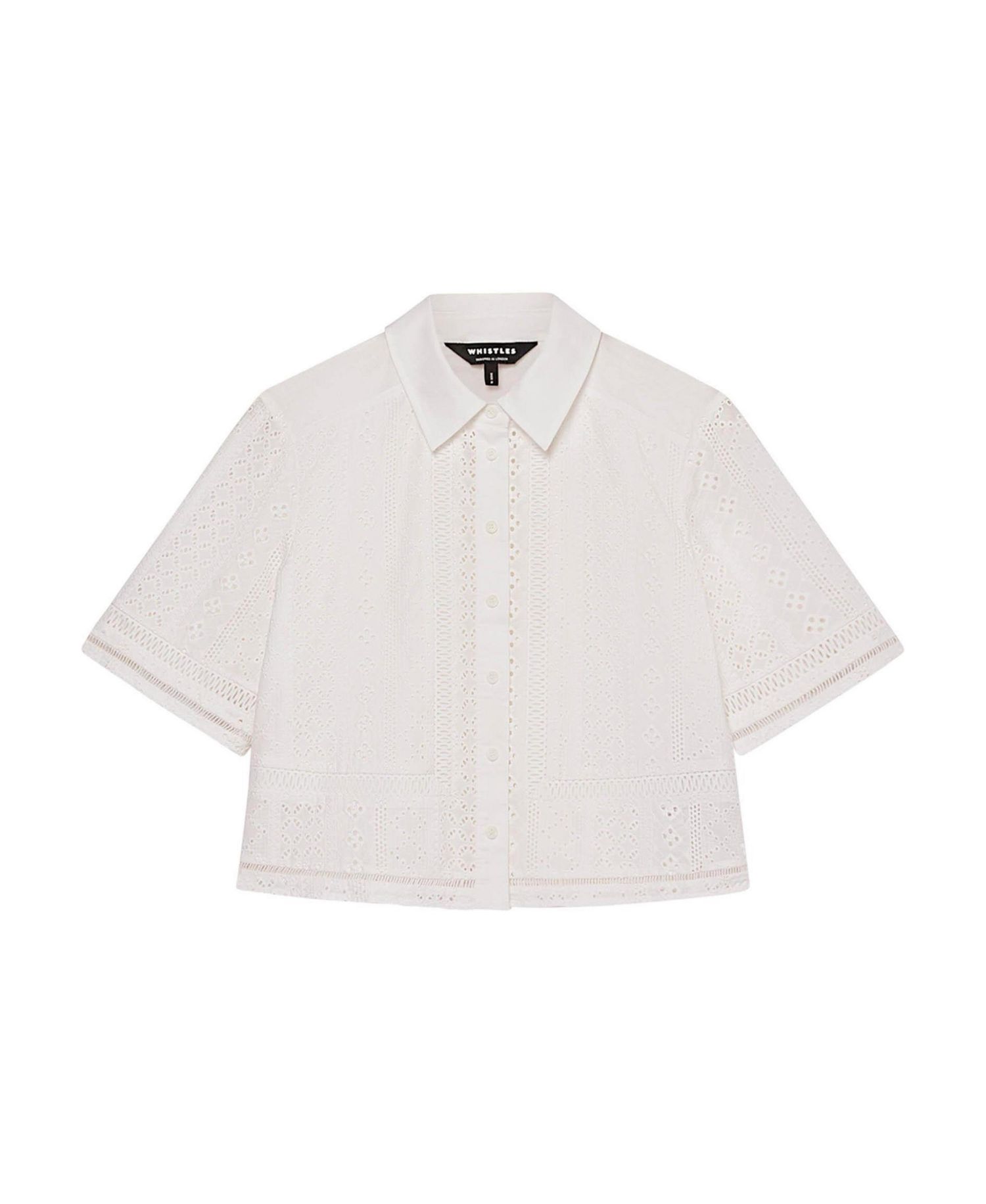 Women's Broderie Cotton Shirt