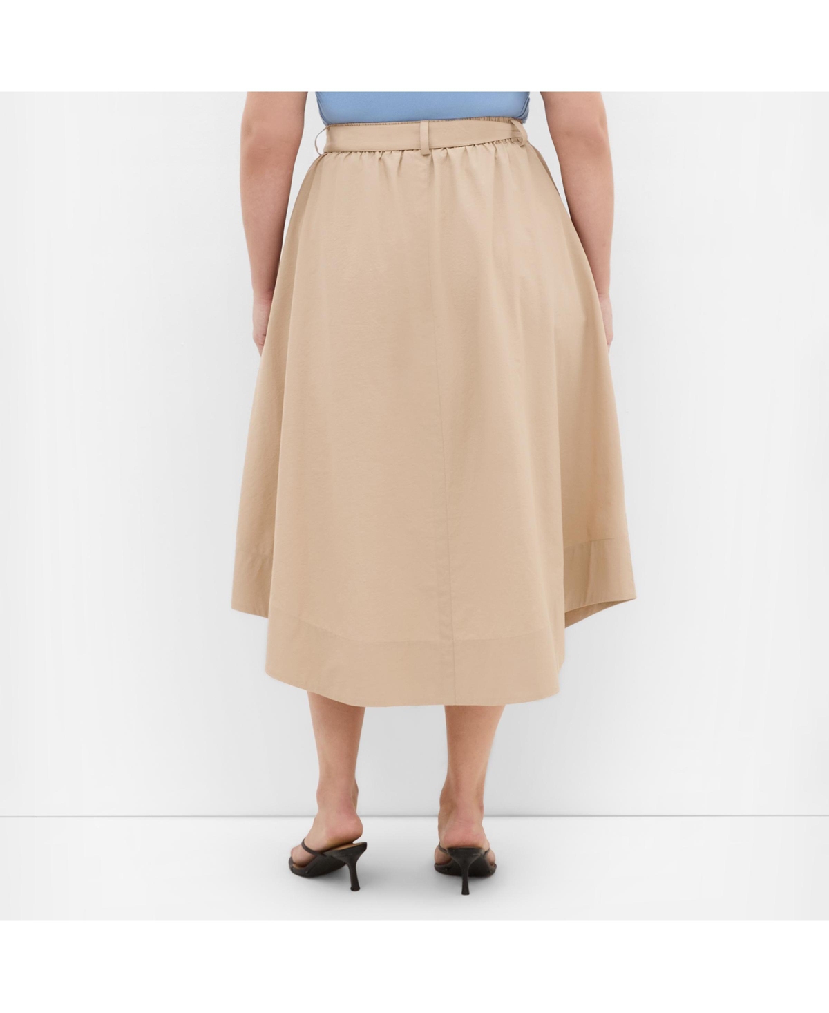 City Chic Women's Plus Ally Midi Skirt