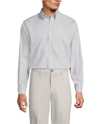 Men's Tailored Fit Pinpoint Buttondown Collar Dress Shirt
