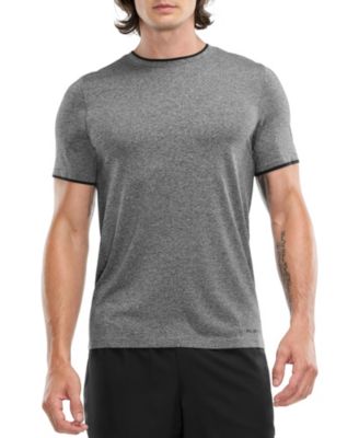 Men's Seamless Melange Short Sleeve