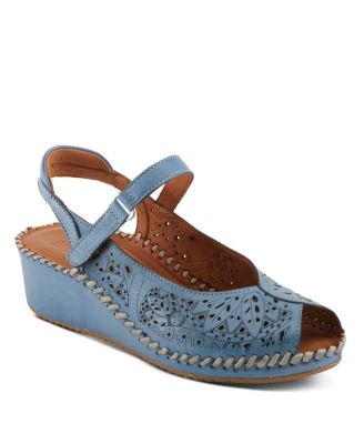 Women's Santonio Wedges with Leather Upper