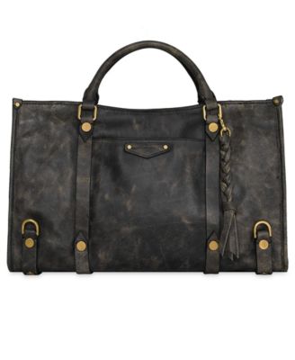 Surplus Large Leather Satchel Handbag