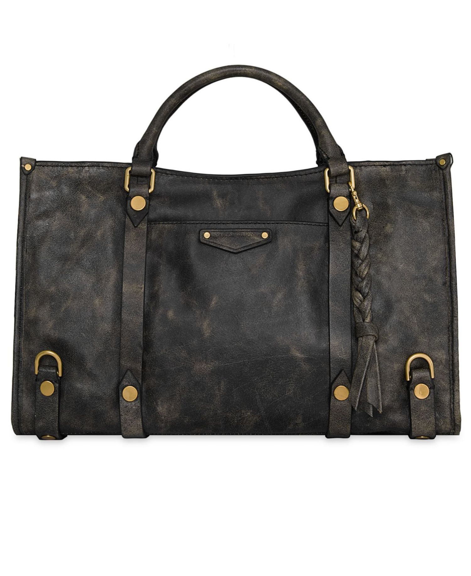Surplus Large Leather Satchel Handbag