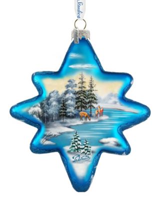 Peaceful Kingdom North Star Limited Edition Glass Ornament