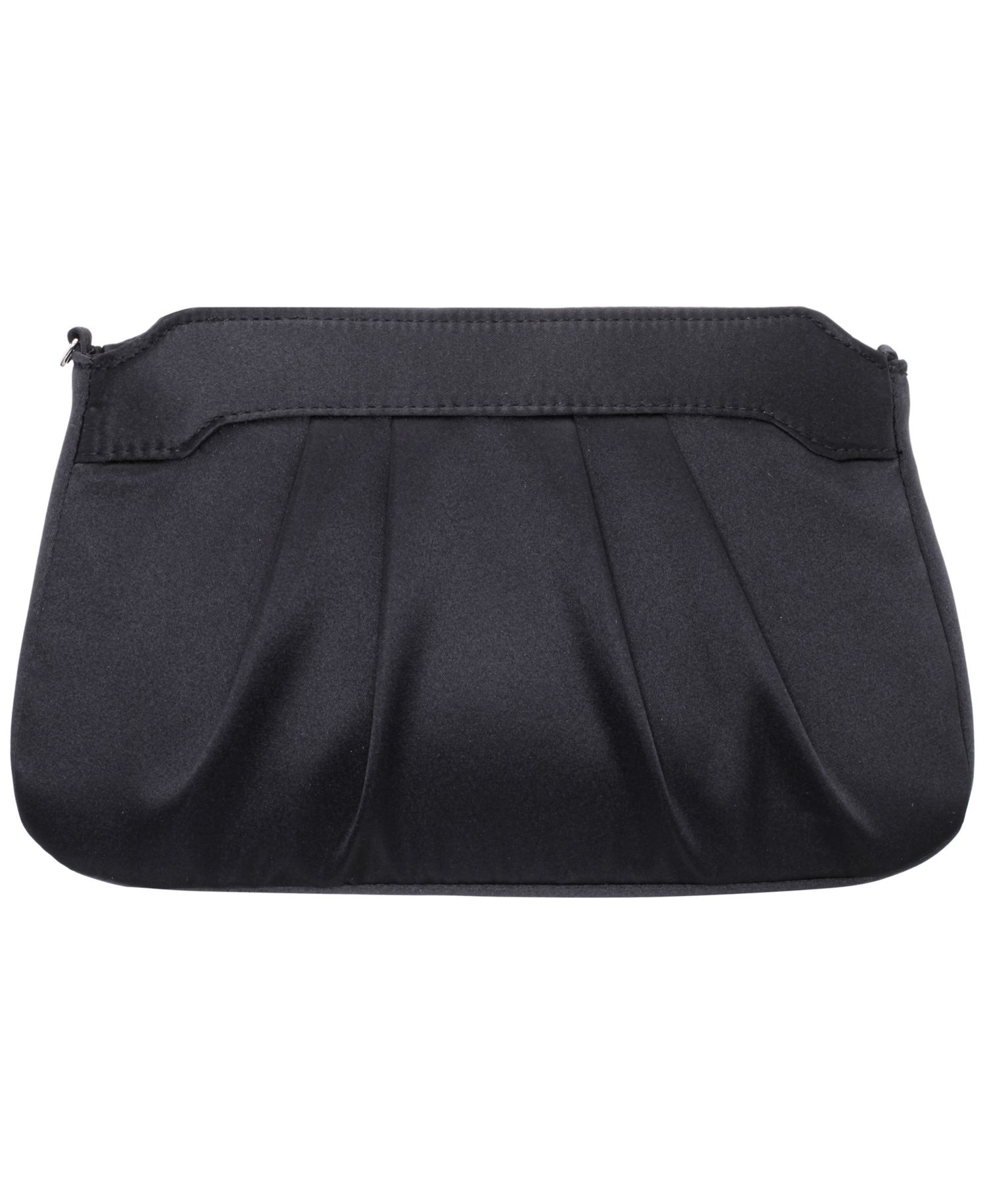Amy Crystal Buckle Ornament Zip-Top Small Clutch Handbag