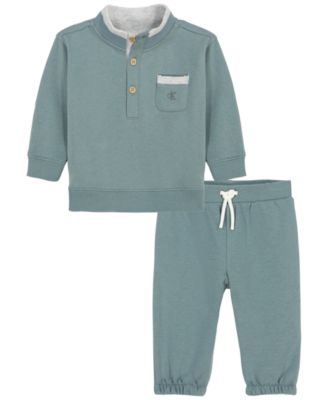 Baby Boys' Long-Sleeve Top and Pants, 2-Piece Set