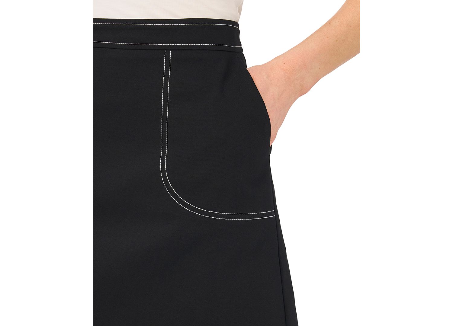 Women's Scallop Hem Mini Skirt