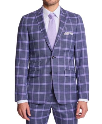 Men's Ashton Slim-Fit Peak Lapel Collar Suit Jacket