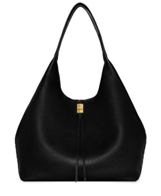Darren Signature Large Leather Hobo Handbag