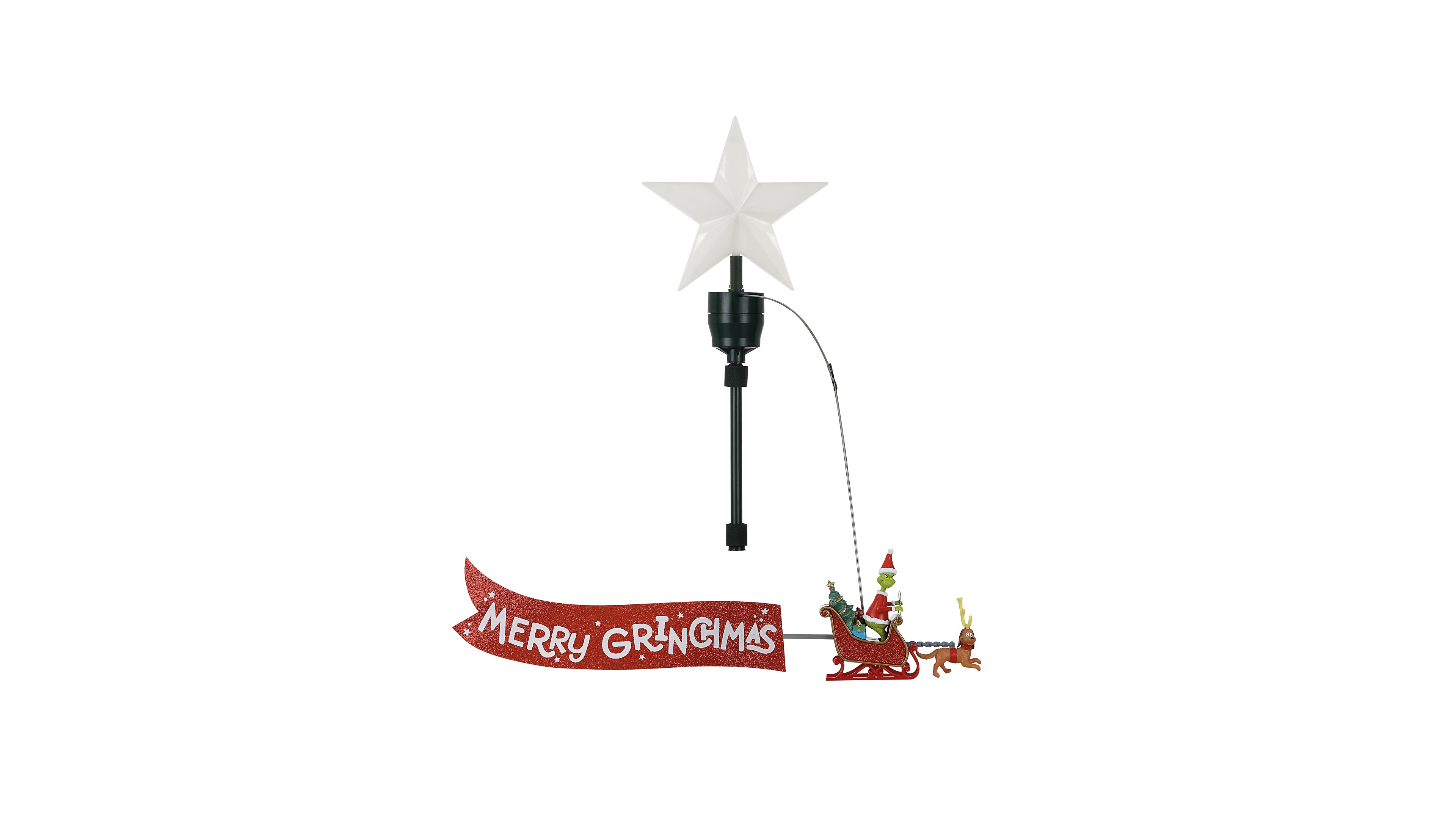 Mr. Christmas 20.5" Animated Grinch Tree Topper