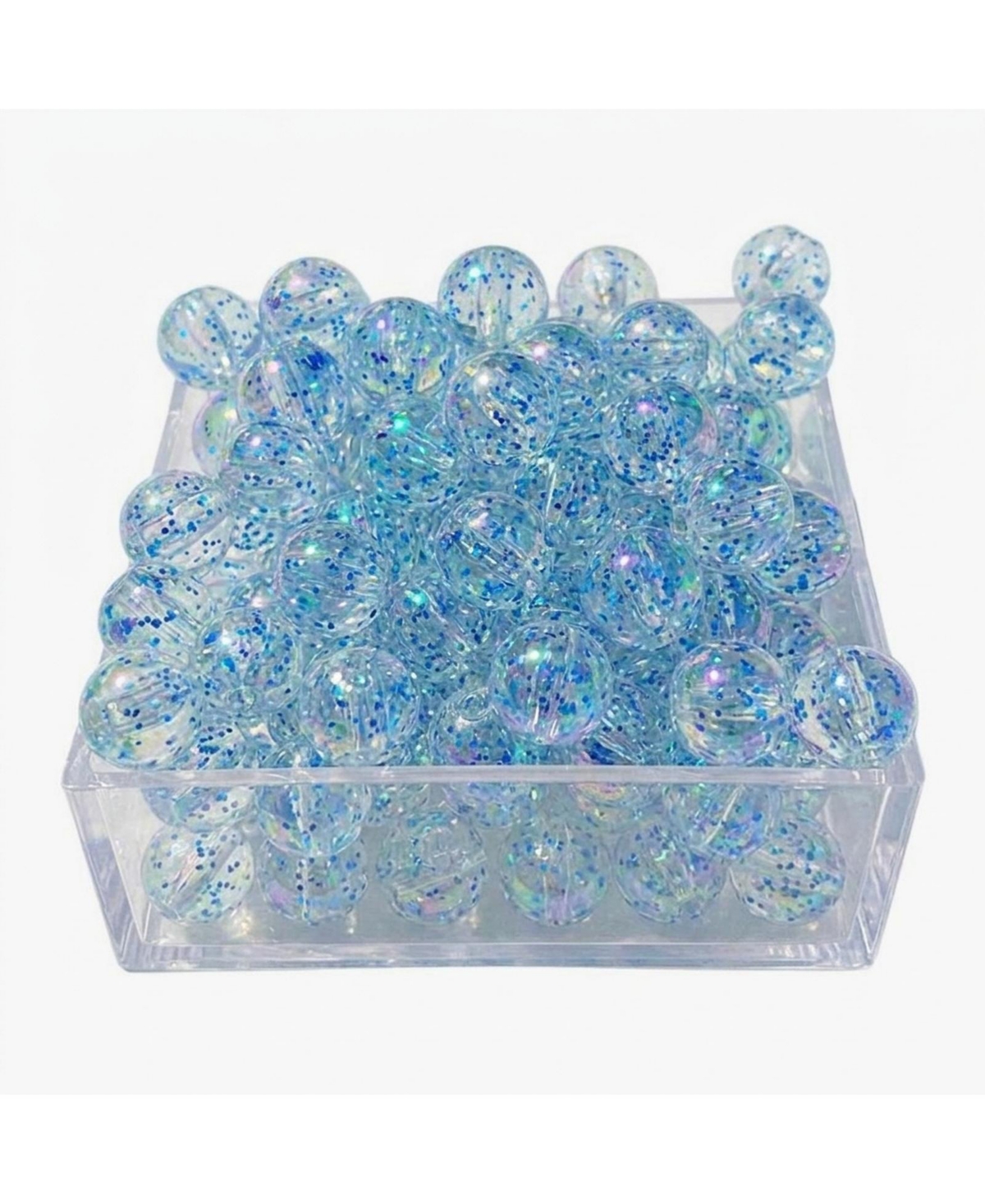 Sevorley 160Piece Set 10mm Acrylic Round Loose Beads for Diy Jewelry