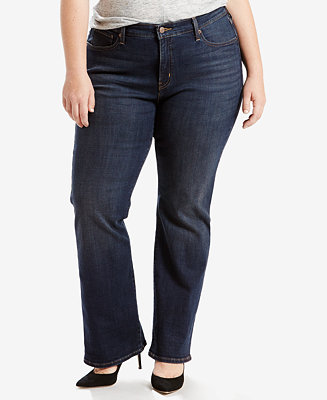 Levi's® Plus Size 415 Relaxed-Fit Bootcut Jeans - Jeans - Plus Sizes ...