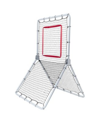 Baseball Softball Rebounder Net, 3.5x6 ft Pitchback with 5 Adjustable