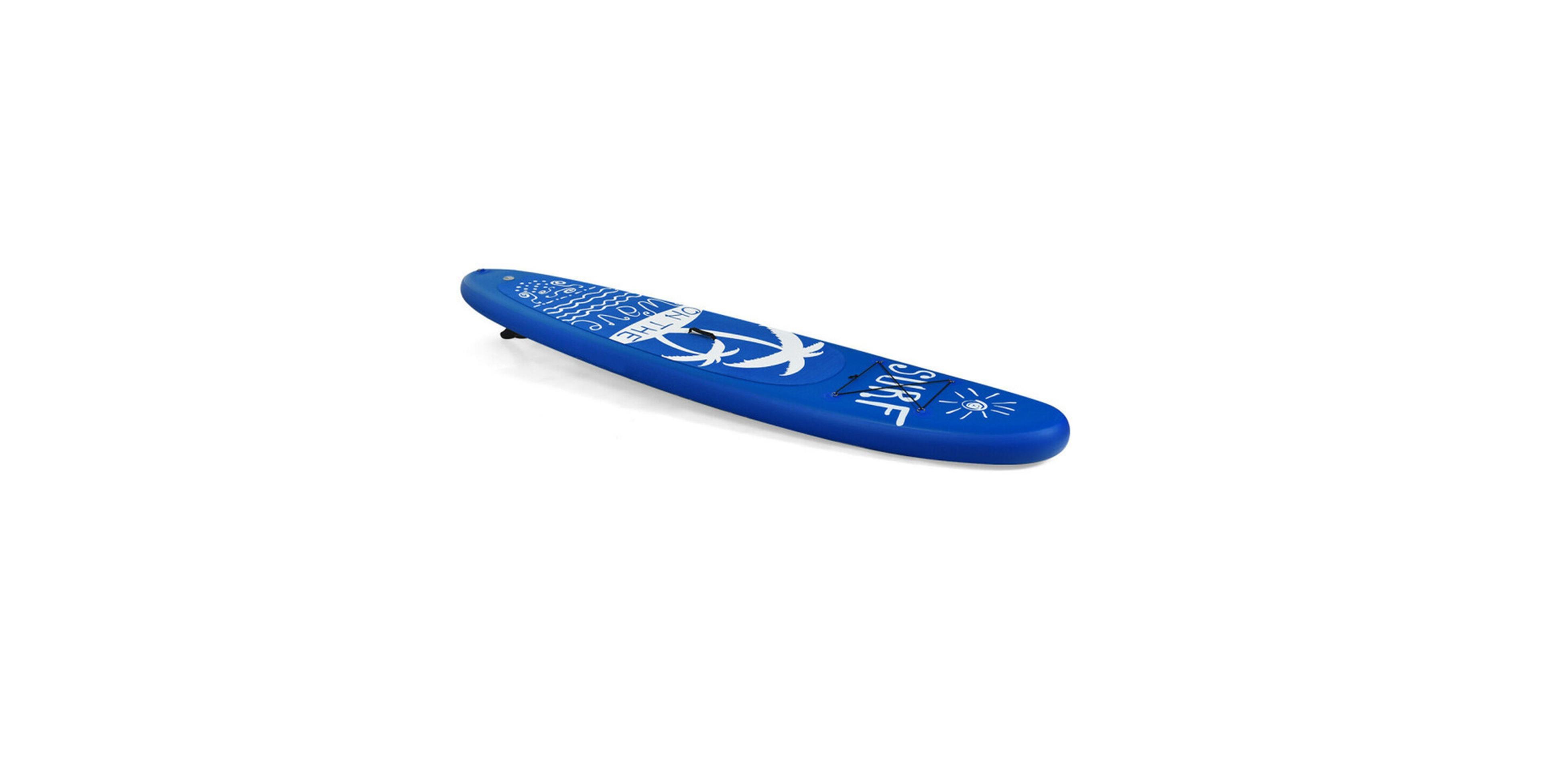 Sevorley Inflatable Adjustable Stand-Up Paddle Board with Pump and Backpack Kit