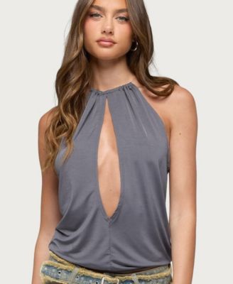 Women's Tesa Gathered Cutout Top