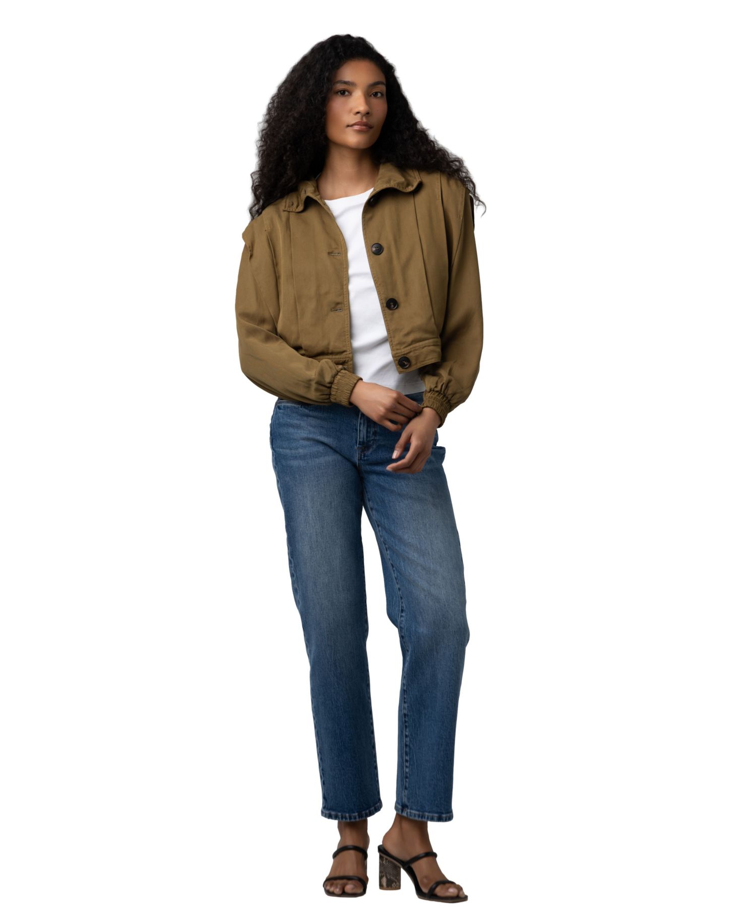 Women's Mock Collar Jacket