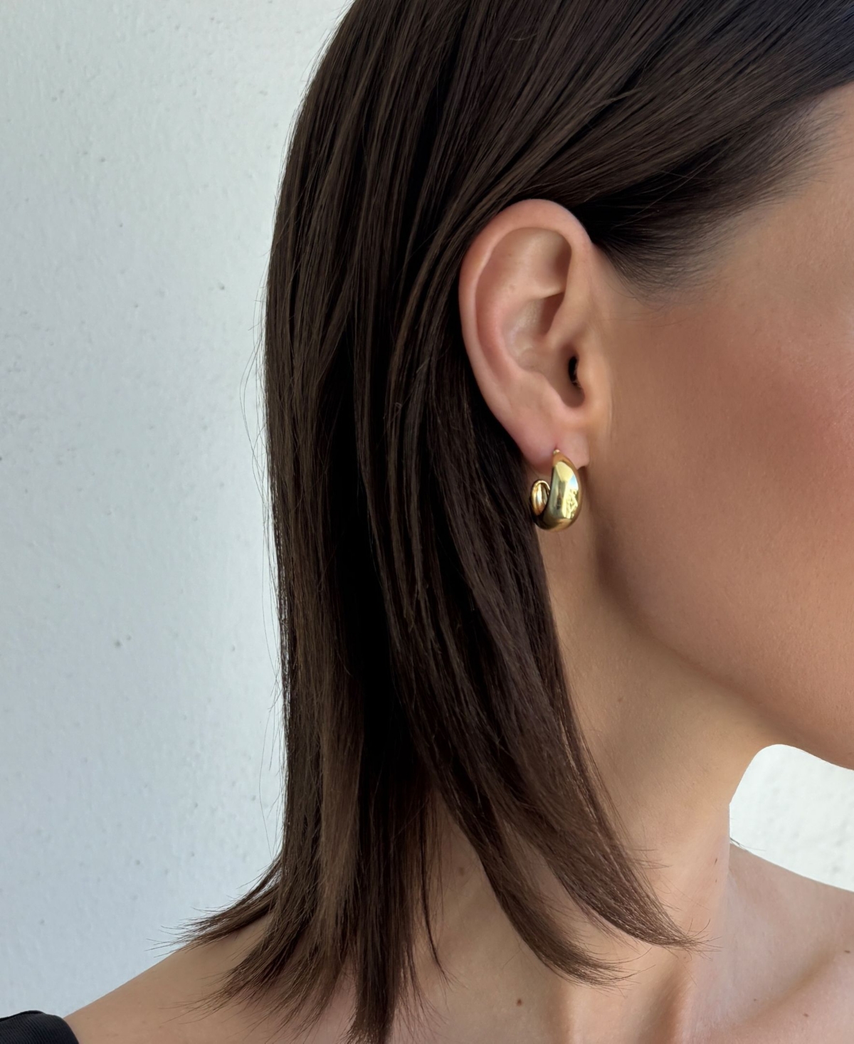 Adornia Gold Chunky 3-Piece Hoop Earring Set