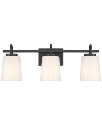 Barnes 24" High 3 Light Bathroom Vanity Wall Lamp Light Fixture Mount Over The Sink Mirror Hardwired