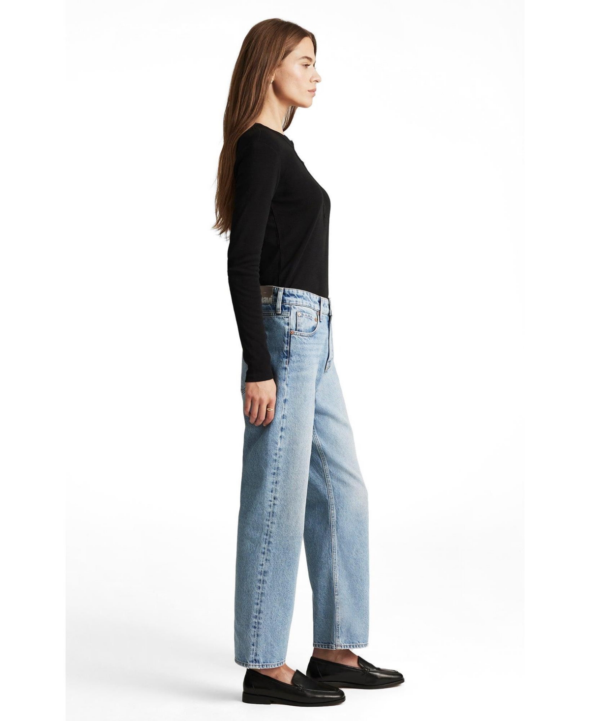 Mavi Jeans Women's Savannah High Rise Straight Leg Lt Brushed Classic Denim