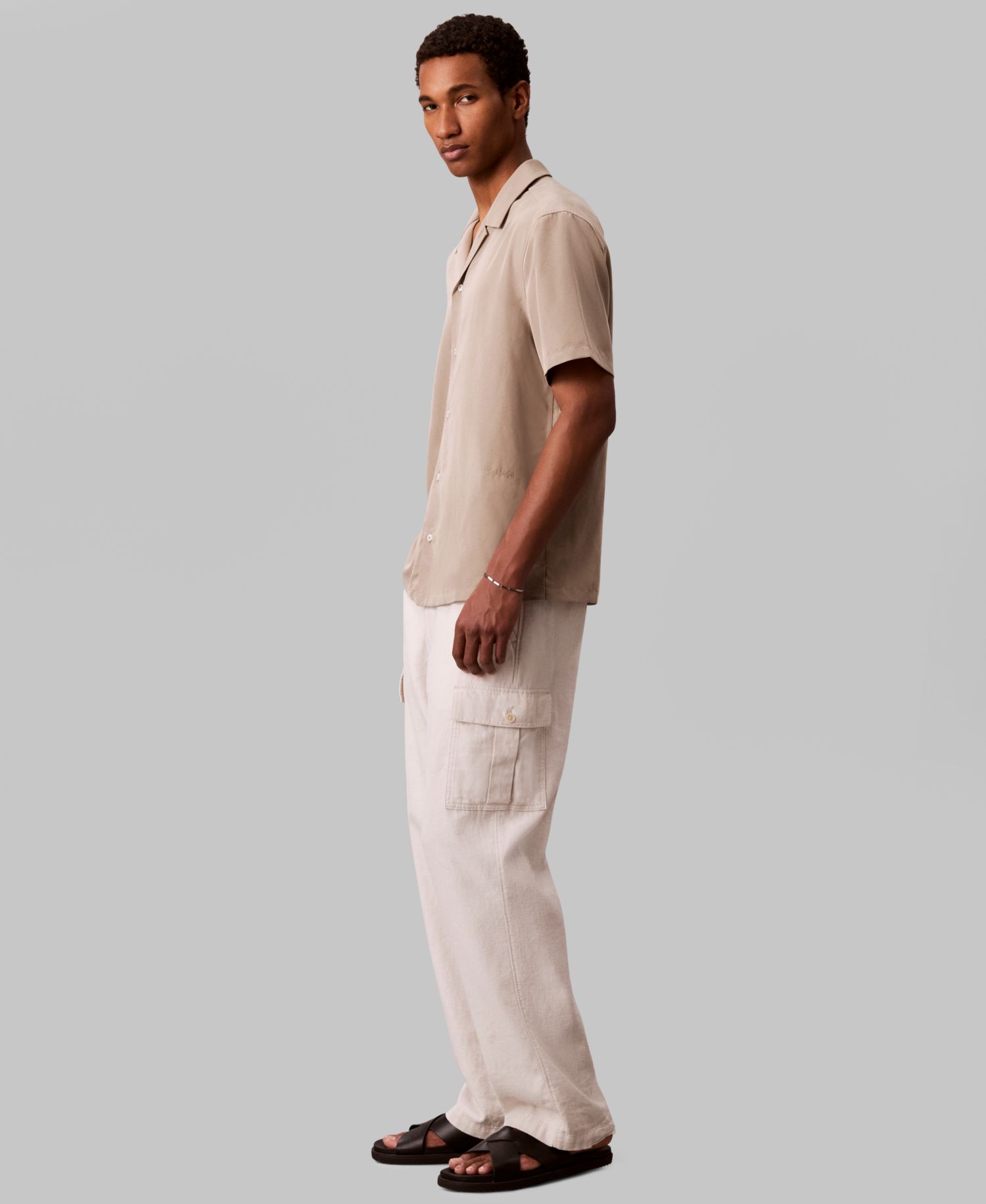 Men's Vintage-Inspired Short-Sleeve Shirt