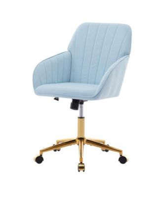 Adjustable Office Chair Swivel Chair Backrest Seat with Metal Base